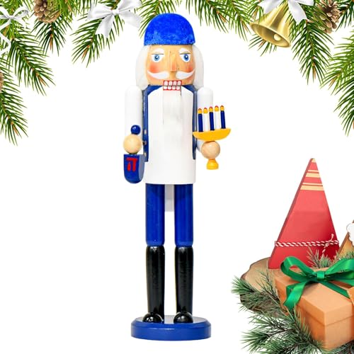 Weihnachtlicher Nussknacker, Nussknacker-Ornament, 35,6 cm, Holzfigur, Dekoration für Zuhause, Outdoor, , Familie, Kinder, Party, Urlaub, Display von Generisch