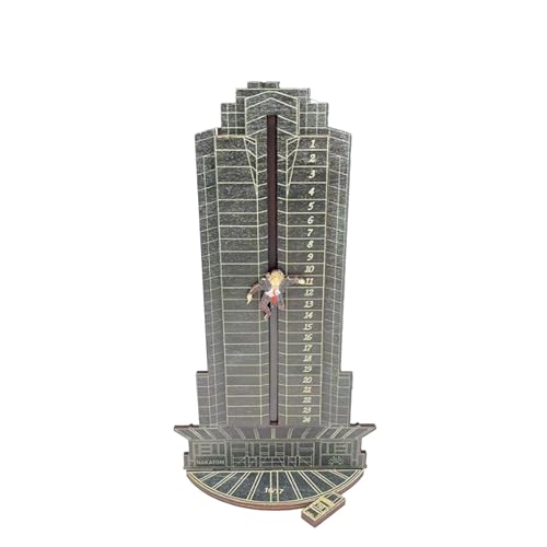 Weihnachts-Adventskalender 2025, Holz, Hans Gruber Dropped Nakatomi Plaza Die Hard, Weihnachts-Countdown-Kalender, Ornament für Tisch- und Partydekorationen zu Hause von Generisch