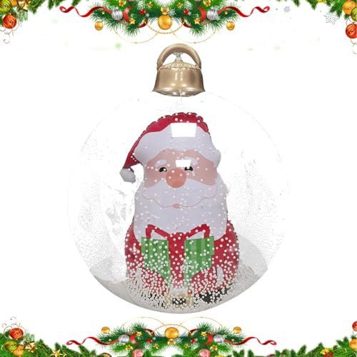 Weihnachts Aufblasbare Kugel | Aufblasbare Weihnachtsdeko Luftballon,Wasserdichte Deko Für Garten Terrasse Wohnzimmer Draußen Drinnen Feste Weihnachts Aufblasbare Kugel | Aufblasbare Weihnachtsdeko Luftballon,Wasserdichte Deko Für Garten Terrasse Wohnzimmer Draußen Drinnen Feste von Generisch