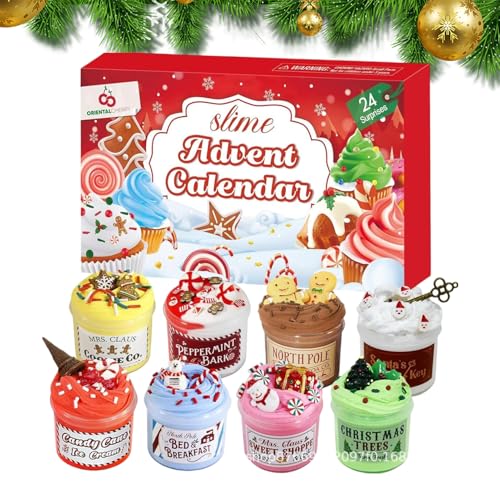 Weihnachts-Countdown-Kalender, 24 Tage, Woll-Countdown-Set – festliches, fröhliches Strickgarn für Festivals, Häkelpartys, Bastelaktivitäten, Feiertagsfeiern Weihnachts-Countdown-Kalender, 24 Tage, Woll-Countdown-Set – festliches, fröhliches Strickgarn für Festivals, Häkelpartys, Bastelaktivitäten, Feiertagsfeiern von Generisch