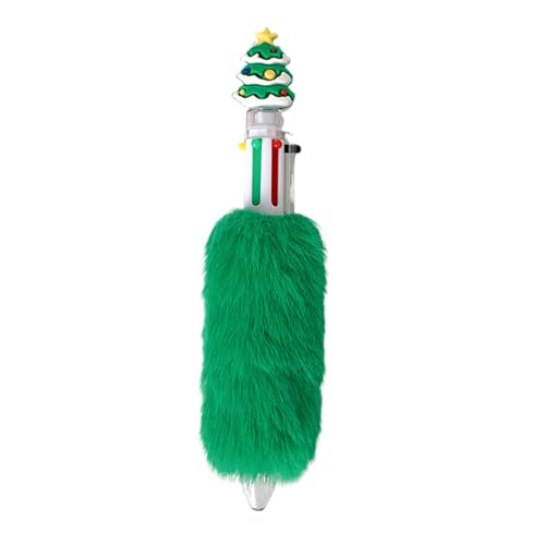 Weihnachts-Kugelschreiber – 6-in-1 mehrfarbiger einziehbarer Shuttle-Stift, Weihnachtsbaum, Weihnachtsmann-Tintenroller, Weihnachtsbaum-Tintenroller, schöne Schreibwaren für Partygeschenke Weihnachts-Kugelschreiber – 6-in-1 mehrfarbiger einziehbarer Shuttle-Stift, Weihnachtsbaum, Weihnachtsmann-Tintenroller, Weihnachtsbaum-Tintenroller, schöne Schreibwaren für Partygeschenke von Generisch
