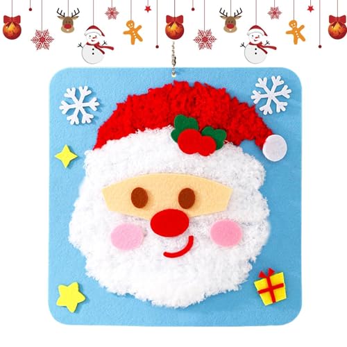Weihnachts-Nähset, Weihnachts-Stickset - Nähset Anfänger Stickspielzeug Projekte,Pädagogisches Vlies-Bastel- und Nähset für Geburtstag, Ostern, Kindertag Weihnachts-Nähset, Weihnachts-Stickset - Nähset Anfänger Stickspielzeug Projekte,Pädagogisches Vlies-Bastel- und Nähset für Geburtstag, Ostern, Kindertag von Generisch