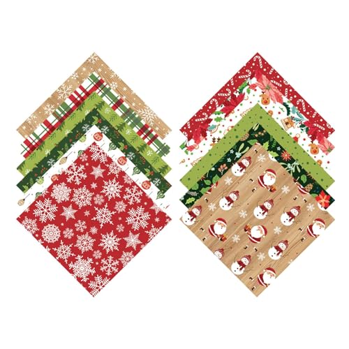 Weihnachts-Scrapbook-Papier, 15,2 cm, Vintage-Weihnachtskartenpapier, Bastelpapier, kreatives Kartonpapier für Festival, Handwerk, Tagebuch Weihnachts-Scrapbook-Papier, 15,2 cm, Vintage-Weihnachtskartenpapier, Bastelpapier, kreatives Kartonpapier für Festival, Handwerk, Tagebuch von Generisch