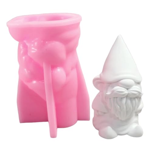 Weihnachts-Silikonform, Kerzenformen, Silikon-Seifenformen, Weihnachten, einfaches Entformen, Weihnachtswichtelformen, Harzformen, Kunstharz, Gießformen, Weihnachtswichtel, Silikonform von Generisch