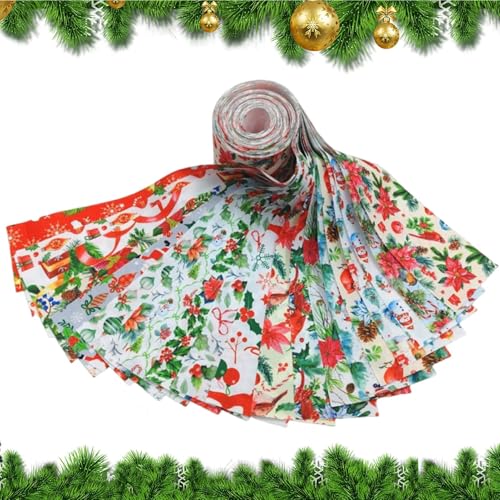 Weihnachts-Steppstoff – 40 Stück Weihnachts-Quadrat-Streifen, Urlaubs-Nähplatten, Quadrate, Streifen für Handarbeiten, Bastelarbeiten, Buchaufkleber, Partyzubehör Weihnachts-Steppstoff – 40 Stück Weihnachts-Quadrat-Streifen, Urlaubs-Nähplatten, Quadrate, Streifen für Handarbeiten, Bastelarbeiten, Buchaufkleber, Partyzubehör von Generisch