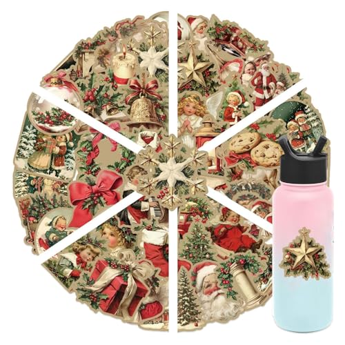 Weihnachtsaufkleber, 50 Aufkleber Weihnachten, Weihnachts Sticker, Weihnachten Sticker, Dekorative Aufkleber, Wasserfeste Aufkleber Für Tassen, Gepäck, Weihnachtsdekoration Für Möbel, Fenster, Glas Weihnachtsaufkleber, 50 Aufkleber Weihnachten, Weihnachts Sticker, Weihnachten Sticker, Dekorative Aufkleber, Wasserfeste Aufkleber Für Tassen, Gepäck, Weihnachtsdekoration Für Möbel, Fenster, Glas von Generisch