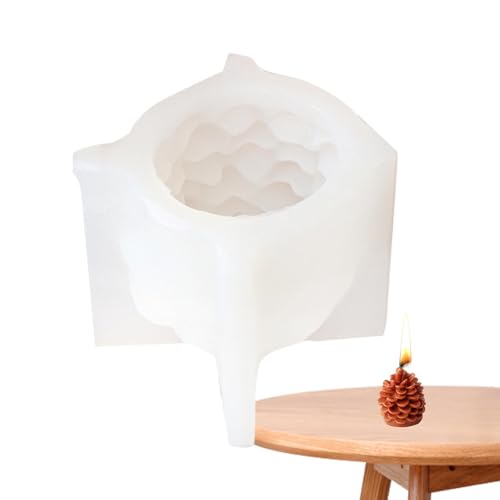 Weihnachtsbaum-Kerzenform, Tannenzapfen, Kerzenformen für Kerzenherstellung, Baumförmige Silikon-Epoxidharz-Form für Weihnachtsschmuck von Generisch