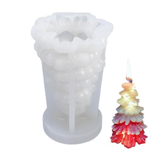 Weihnachtsbaumform aus Silikon, 3D-Silikon, für Weihnachtskerzen, Dekoration für Partys, Zuhause, Büro, Schule Weihnachtsbaumform aus Silikon, 3D-Silikon, für Weihnachtskerzen, Dekoration für Partys, Zuhause, Büro, Schule von Generisch