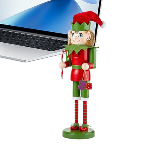Weihnachtsdekoration Nussknacker | Nussknacker Figur | Holzfigur 38 cm Für Festtag Esstisch Küche Wohnzimmer Tischdekoration Weihnachtsdekoration Nussknacker | Nussknacker Figur | Holzfigur 38 cm Für Festtag Esstisch Küche Wohnzimmer Tischdekoration von Generisch