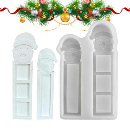 Weihnachtsformen Santa Design - Weihnachts Fondant Formen,Niedliche Förmchen Für Seife Kekse Füllung Deko Süßigkeiten Festtagsbasteln von Generisch