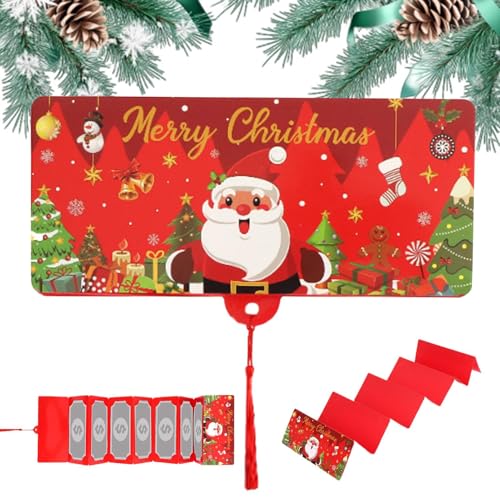 Weihnachtsgeldbag 1* PCs bringt Faltgeld mit dekorativem | Klappkarten Geschenk für Weihnachten, Partys und Veranstaltungen | Elegante Männer, Kinder, Frauen, Männer, Mütter und Weihnachtsgeldbag 1* PCs bringt Faltgeld mit dekorativem | Klappkarten Geschenk für Weihnachten, Partys und Veranstaltungen | Elegante Männer, Kinder, Frauen, Männer, Mütter und von Generisch