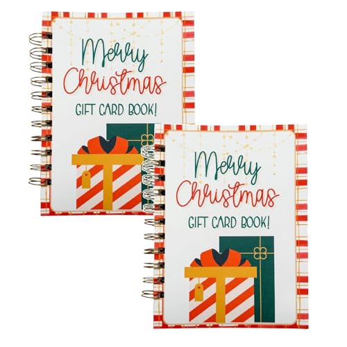 Weihnachtskarten-Geschenkbuch, Überlebens-Geschenkkarte, 33 Seiten offen bei Umschlägen, DIY-Spiralbindung, Weihnachtspflege-Paket für Studenten, Gelb, 2 Stück Weihnachtskarten-Geschenkbuch, Überlebens-Geschenkkarte, 33 Seiten offen bei Umschlägen, DIY-Spiralbindung, Weihnachtspflege-Paket für Studenten, Gelb, 2 Stück von Generisch
