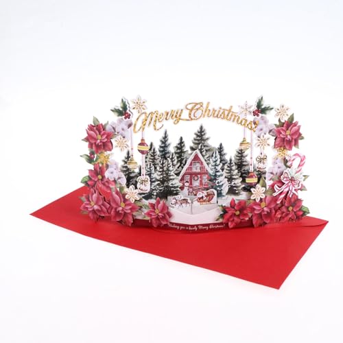 Weihnachtsmann 3D Weihnachten Deko Karte Ideal für Festtage Geschwister Geschenk für Eltern Geschwister Lehrer Weihnachtsmann 3D Weihnachten Deko Karte Ideal für Festtage Geschwister Geschenk für Eltern Geschwister Lehrer von Generisch