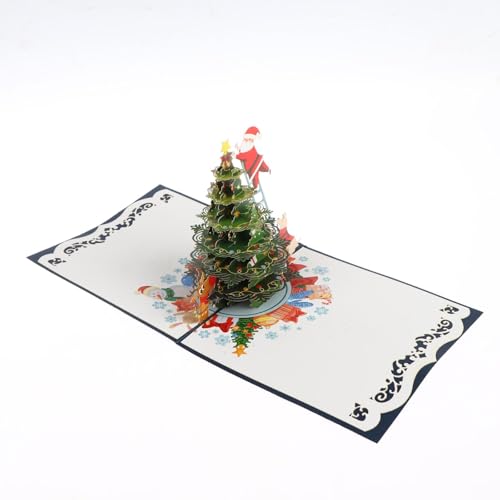 Weihnachtsmann 3D Weihnachten Deko Karte Ideal für Festtage Geschwister Geschenk für Eltern Geschwister Lehrer Weihnachtsmann 3D Weihnachten Deko Karte Ideal für Festtage Geschwister Geschenk für Eltern Geschwister Lehrer von Generisch