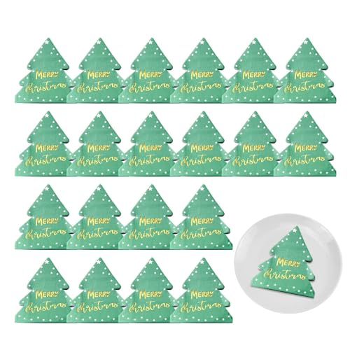 Weihnachtspapierservietten für Gäste, Weihnachtsbaum-dekorative Serviette – Weihnachtsdessert-Abendessen, Handserviette für Zuhause, Restaurant, Küche Weihnachtspapierservietten für Gäste, Weihnachtsbaum-dekorative Serviette – Weihnachtsdessert-Abendessen, Handserviette für Zuhause, Restaurant, Küche von Generisch