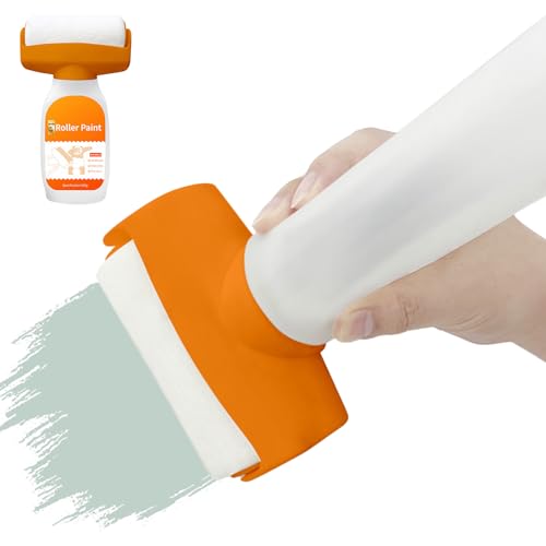 Weiße Farbe Zum Ausbessern, Roller Paint, Wandfarbe Ausbessern Weiß, Wandroller-Pinsel-Reparatur, Tragbare 2-in-1-Wandbürste Mit Kleinen Rollen,Wandreparaturwerkzeug Mit Starker Reparaturkraft Weiße Farbe Zum Ausbessern, Roller Paint, Wandfarbe Ausbessern Weiß, Wandroller-Pinsel-Reparatur, Tragbare 2-in-1-Wandbürste Mit Kleinen Rollen,Wandreparaturwerkzeug Mit Starker Reparaturkraft von Generisch