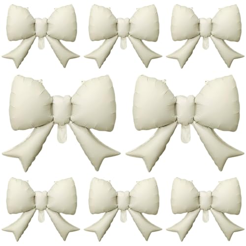 Weiße Luftballons, 8 Stück, große Party-Dekorationen – klassische Eleganz für Babypartys, Geburtstage und Feiern (Frauen & Männer) von Generisch