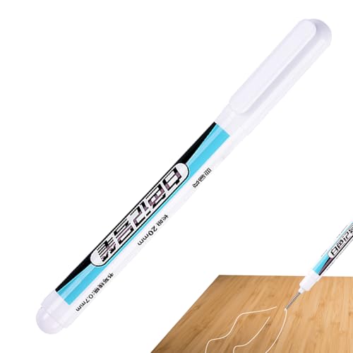 Weißer Marker Stift | Permanente Lackmarker | Weißer Stoffstift Schnell trocken | Wasserdichte dauerhafte Wäschemarkierung, wasserdichte Stiftölbasis, 20 mm weißer Holzmarker, Dauermarker für Holz Weißer Marker Stift | Permanente Lackmarker | Weißer Stoffstift Schnell trocken | Wasserdichte dauerhafte Wäschemarkierung, wasserdichte Stiftölbasis, 20 mm weißer Holzmarker, Dauermarker für Holz von Generisch