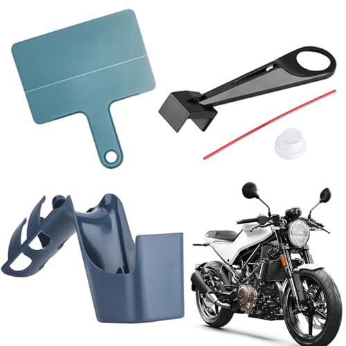 Werkzeug für die Reinigung der Motorradkette Öl-Spritzschutz Werkzeugkettenreiniger Multifunktionales Werkzeug zur reibungslosen Pflege und Wartung kompatibel mit den meisten Ketten Fahrrad Dirt Bike von Generisch