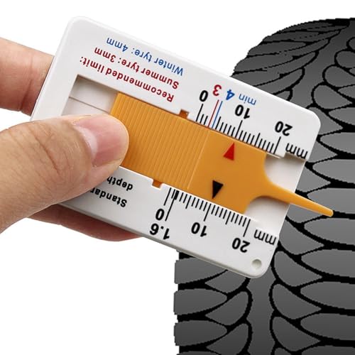 Werkzeug zum Messen der Profiltiefe, Reifentiefenmesser,Reifenprofilkontrolle von 0-20 mm - Genaues Messwerkzeug Werkzeug zum Messen der Profiltiefe, Reifentiefenmesser,Reifenprofilkontrolle von 0-20 mm - Genaues Messwerkzeug von Generisch