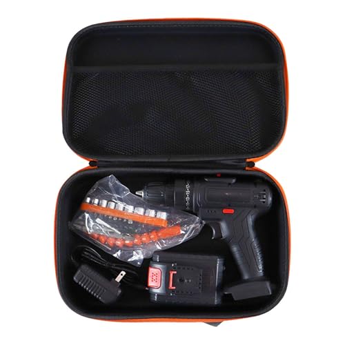 Werkzeugset-Tasche – Oxford-Gewebe, tragbarer Werkzeugkasten, große Kapazität, Werkzeugkasten, stoßfest, Reise-Organisationsbedarf, Garage, Werkzeugkoffer, Outdoor-Werkzeugset mit Griff für einfachen von Generisch