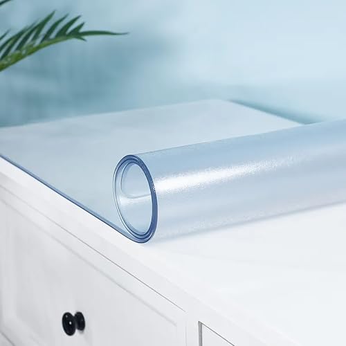 Wetterfeste Tischdecke Outdoor 85x140cm Klar 1,5mm Schutzfolie für Gartentische Kratzfest Leicht zu Reinigen Abgeschrägte Kanten Perfekt für Essen und Veranstaltungen Wetterfeste Tischdecke Outdoor 85x140cm Klar 1,5mm Schutzfolie für Gartentische Kratzfest Leicht zu Reinigen Abgeschrägte Kanten Perfekt für Essen und Veranstaltungen von Generisch