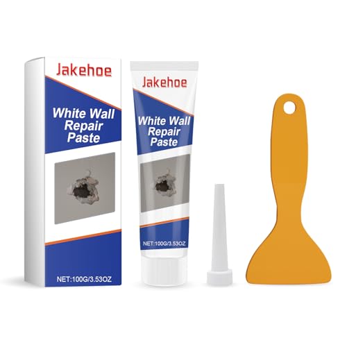 White Wall Repair Paste, Whitewall Patching Cream, Refinish Paint,Roll on Spackle Wall Repair Kit, Small Roller Wall Patching Brush, Mini Spackle Roller Paint Brush (2PC) von Generisch