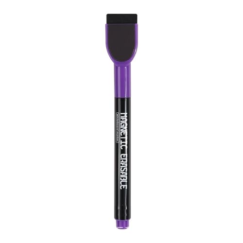 Whiteboard-Marker, bunte Marker mit Radiergummi für Kinder, geruchsdünne Marker für Kalendertafeln (5 ml), Toot Pens (lila, Einheitsgröße) von Generisch