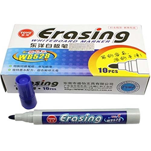 Whiteboard-Marker und Whiteboard-Marker, trocken abwischbar, für Büro, Zuhause, Geschäft und Schule, 10 Stück von Generisch