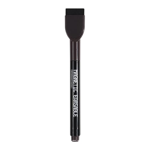 Whiteboard Stifte, Magnetische, Trocken Abwischbare Marker, Whiteboard Marker mit Feiner Spitze, Folienstift Abwischbar Geruchsarmer Erase Marker mit Radiergummi (Coffee, One Size) von Generisch