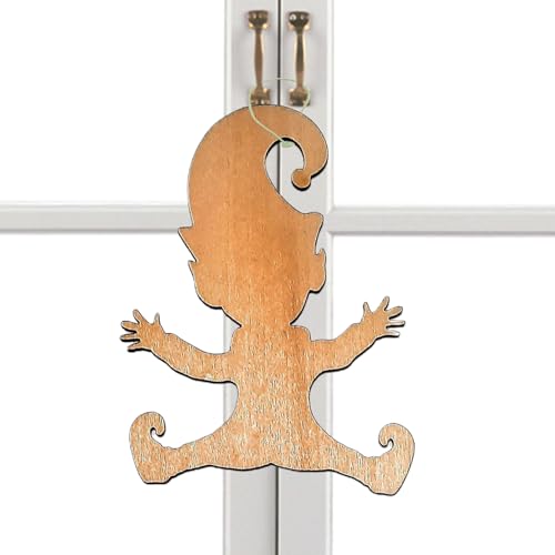 Wichtel Fußabdruck Vorlage - Weihnachtsvorlage für Feiertagsdekoration - Holzfenster Urlaubsdekoration Fußabdruck Schablonen für Böden, Wand und Dekorationen Wichtel Fußabdruck Vorlage - Weihnachtsvorlage für Feiertagsdekoration - Holzfenster Urlaubsdekoration Fußabdruck Schablonen für Böden, Wand und Dekorationen von Generisch