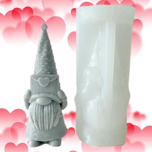 Wichtel Silikonform,Kreative Silikon-Kerzenformen für gesichtslose Puppen zum Valentinstag für die Kerzenherstellung -Gips-Silikonform für Tischdekorationen, Handwerk, handgemachte Seifenkerzen Wichtel Silikonform,Kreative Silikon-Kerzenformen für gesichtslose Puppen zum Valentinstag für die Kerzenherstellung -Gips-Silikonform für Tischdekorationen, Handwerk, handgemachte Seifenkerzen von Generisch
