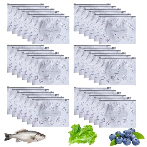 Wiederverwendbare Gefrierbeutel | Wiederverwendbare Lebensmittelbeutel für Gefrierschrank Aufbewahrung | 30 Stück Behälter für Lebensmittel, Sandwiches, Fleisch, Brot, Salat, , Snacks Wiederverwendbare Gefrierbeutel | Wiederverwendbare Lebensmittelbeutel für Gefrierschrank Aufbewahrung | 30 Stück Behälter für Lebensmittel, Sandwiches, Fleisch, Brot, Salat, , Snacks von Generisch