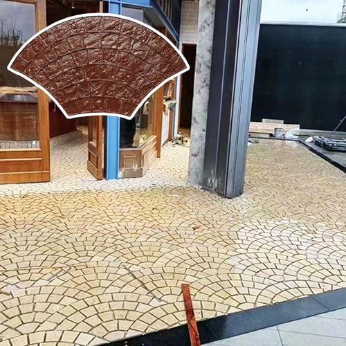 Wiederverwendbare Polyurethan-Beton-Stempelmatten, realistisches Ziegelmuster für DIY-Gehwege, Garten- und Terrassenprojekte Wiederverwendbare Polyurethan-Beton-Stempelmatten, realistisches Ziegelmuster für DIY-Gehwege, Garten- und Terrassenprojekte von Generisch