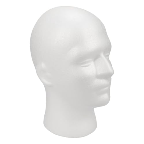 Wig Maniquí Maniquí Männlich - 25 x 1 5 cm 5 cm Manneci aus Polystyrol | Displayständer mit Schaumstoffperücke | Ständer für Mannequin-Ausstellung, Peel Exhibition Wig Maniquí Maniquí Männlich - 25 x 1 5 cm 5 cm Manneci aus Polystyrol | Displayständer mit Schaumstoffperücke | Ständer für Mannequin-Ausstellung, Peel Exhibition von Generisch