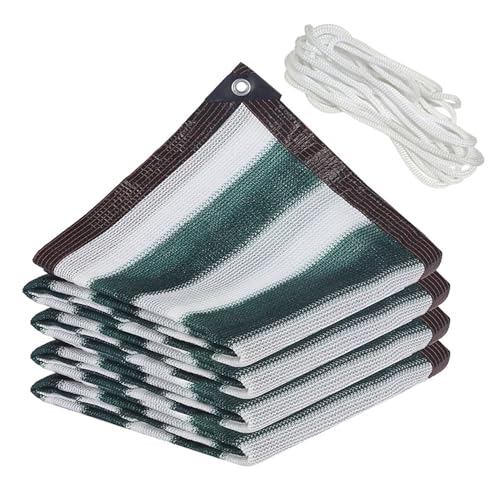 Windschutznetz mit Ösen & Seilen - 1x1m wetterfestes, reißfestes Gewebe - Hagel & Sonnenschutz für Garten, Gewächshaus, Balkon, Scheune, Outdoor, Dach - Dunkle Farbe Windschutznetz mit Ösen & Seilen - 1x1m wetterfestes, reißfestes Gewebe - Hagel & Sonnenschutz für Garten, Gewächshaus, Balkon, Scheune, Outdoor, Dach - Dunkle Farbe von Generisch