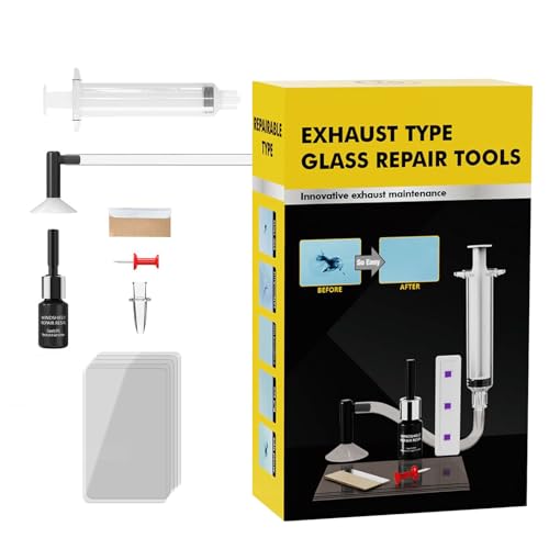 Windschutzscheiben -Chip -Reparatur -Kit - Cracked Glass Fixer, Harz -Spritzen -Werkzeug | Windschutzscheibenrestauration Flüssigkeit Für Automobile, LKW, Schiebedach, Tisch, Objektiv, Möbel, Tür, Fen Windschutzscheiben -Chip -Reparatur -Kit - Cracked Glass Fixer, Harz -Spritzen -Werkzeug | Windschutzscheibenrestauration Flüssigkeit Für Automobile, LKW, Schiebedach, Tisch, Objektiv, Möbel, Tür, Fen von Generisch