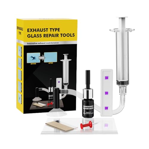Windshield Chip Repair Kit - Auto Glas Reparatur Set | Scheiben Kratzerentferner | Universelles Windschutzscheibe Reparaturset Auto Windschutzscheibe Reparaturset Werkzeug Für Seitenscheiben Windshield Chip Repair Kit - Auto Glas Reparatur Set | Scheiben Kratzerentferner | Universelles Windschutzscheibe Reparaturset Auto Windschutzscheibe Reparaturset Werkzeug Für Seitenscheiben von Generisch