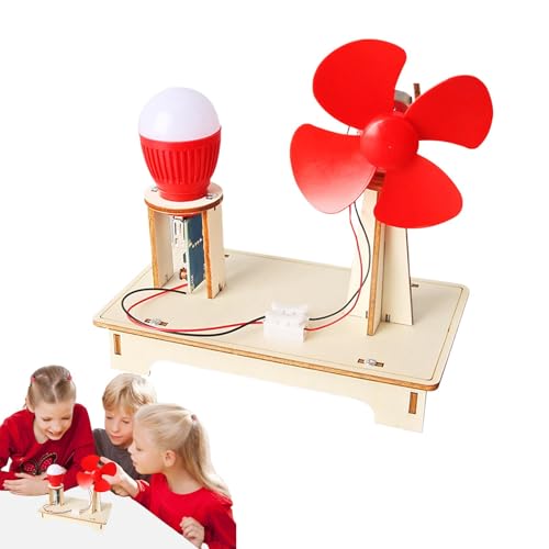 Windturbinen-Bausatz, Windgenerator-Spielzeug | Holzbausätze Windkraftanlage aus | Wissenschaftliches Spielzeug für Kinder, Windturbinen, handgefertigter Bausatz für Kinder im Alter von 7–14 Jahr Windturbinen-Bausatz, Windgenerator-Spielzeug | Holzbausätze Windkraftanlage aus | Wissenschaftliches Spielzeug für Kinder, Windturbinen, handgefertigter Bausatz für Kinder im Alter von 7–14 Jahr von Generisch