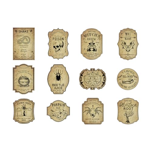 Wine Bottle Labels, Beverage Sticker Set, 26g Adhesive Waterproof Design, Fun Festive Prints, Pantry Bottle Decals for Holiday, Wedding, Kitchen, Gatherings, Workplace Use Wine Bottle Labels, Beverage Sticker Set, 26g Adhesive Waterproof Design, Fun Festive Prints, Pantry Bottle Decals for Holiday, Wedding, Kitchen, Gatherings, Workplace Use von Generisch