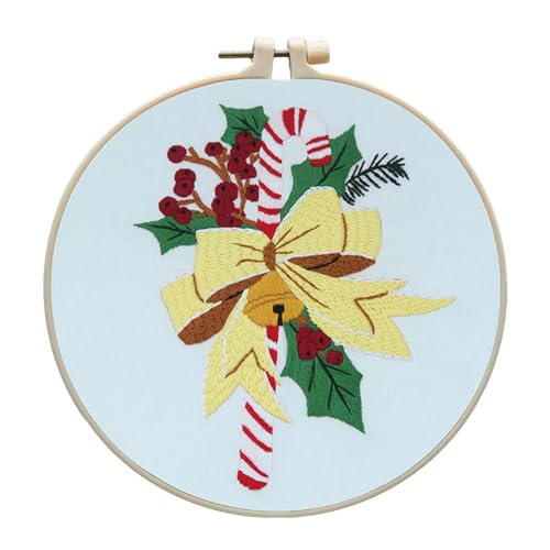 Winter-Stickerei-Set für Weihnachtsschmuck – Weihnachts-Stickerei-Set – Weihnachts-Stickerei mit Weihnachtsmotiven Winter-Stickerei-Set für Weihnachtsschmuck – Weihnachts-Stickerei-Set – Weihnachts-Stickerei mit Weihnachtsmotiven von Generisch