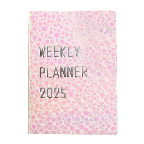 Wochen- und Monatsplaner - Wochenplaner 2025 Agenda | Wochen-/Monatsplanungskalender, Wochenplaner, Notizblock, Taschen-Tagesplaner für Frauen und Männer von Generisch