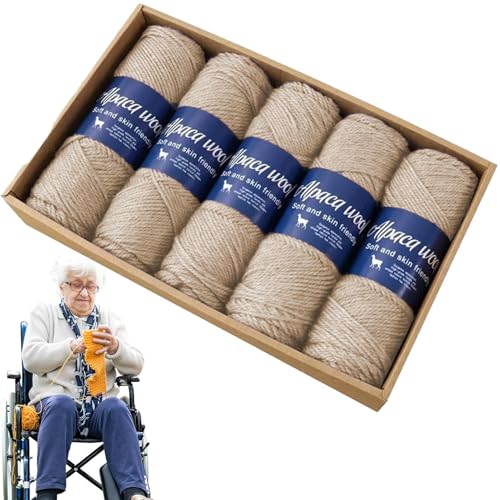 Wollgarn zum Stricken - Kaschmirgarn zum Stricken, Häkelgarn Alpaka-Wollgarn Schalgarn | Fingering Sock Weight Garn, atmungsaktives Häkel-ängergarn für Schals, Mützen, Pullover, Kinder, Frauen Wollgarn zum Stricken - Kaschmirgarn zum Stricken, Häkelgarn Alpaka-Wollgarn Schalgarn | Fingering Sock Weight Garn, atmungsaktives Häkel-ängergarn für Schals, Mützen, Pullover, Kinder, Frauen von Generisch
