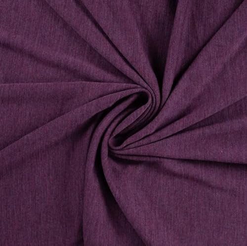 Wolljersey meliert Meterware - Wollstoff elastisch - Merinowolle Stoff - Wolle Winterstoff, Strickstoff Jersey *Ab 50 x 140 cm, Farbe: 190 lila Wolljersey meliert Meterware - Wollstoff elastisch - Merinowolle Stoff - Wolle Winterstoff, Strickstoff Jersey *Ab 50 x 140 cm, Farbe: 190 lila von Generisch