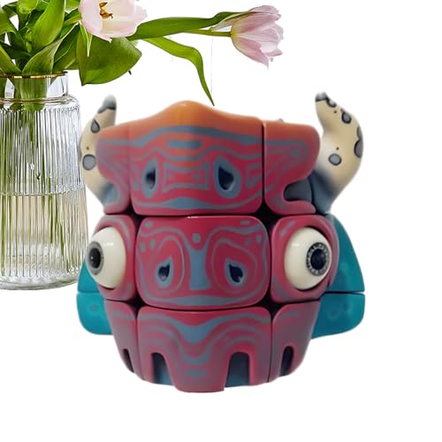Würfel Fidget Spielzeug - Tischdekoration Tierfigur,Stressabbau Kreativer Sensorischer Würfel Für Ostern Und Weihnachten Sammlerstück Schreibtisch Bücherregal Dekoration Entspannung Spiel von Generisch