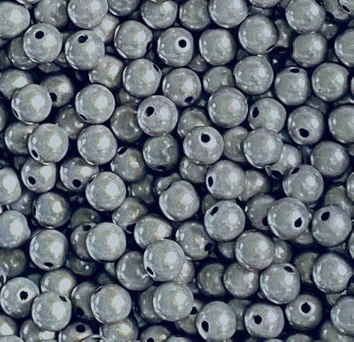 Wunderperlen 12mm, 50g (ca. 55 Stück), Miracle beads, 3d-Illusion (Eisengrau) von Generisch
