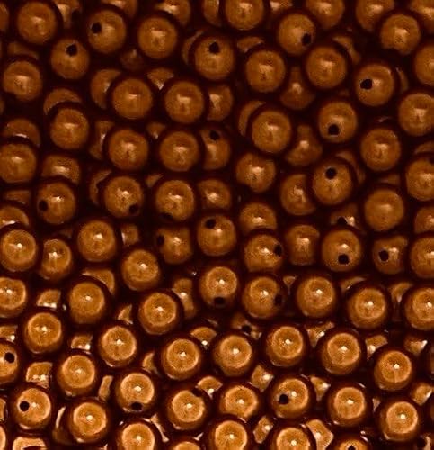 Wunderperlen 14mm, 50g (ca. 35 Stück), Miracle beads, 3d Illusion PEARLY PARADISE (Caramell) von Generisch