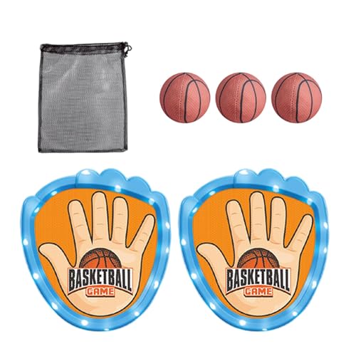 Wurf- und Fangball-Spielzeugset, Wurf- und Fangballspiel | Sticky-Ball-Wurfspielset - Strandwurfspiel mit LED-Lichtern für Familientreffen, Karneval im Freien, Geburtstagsfeiern, Campingausflüge von Generisch