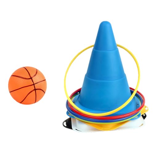 Wurfring-Spielzeug,Wurfring-Spielzeug - Hinterhof-Wurfspiel,12 Wurfringe, 4 Kegel, Wurfspiel für den Hinterhof, Rasenspiel für Kinder und Erwachsene Wurfring-Spielzeug,Wurfring-Spielzeug - Hinterhof-Wurfspiel,12 Wurfringe, 4 Kegel, Wurfspiel für den Hinterhof, Rasenspiel für Kinder und Erwachsene von Generisch