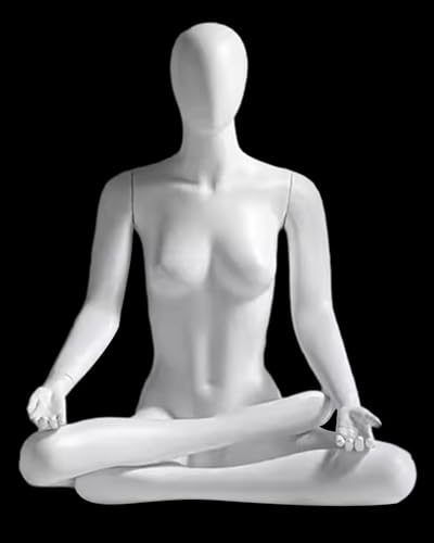 Yoga-Mannequin weiblicher Ganzkörperpuppe, realistische Kleiderform für Kleidungsanzeige, einfache Montage Yoga-Mannequin weiblicher Ganzkörperpuppe, realistische Kleiderform für Kleidungsanzeige, einfache Montage von Generisch